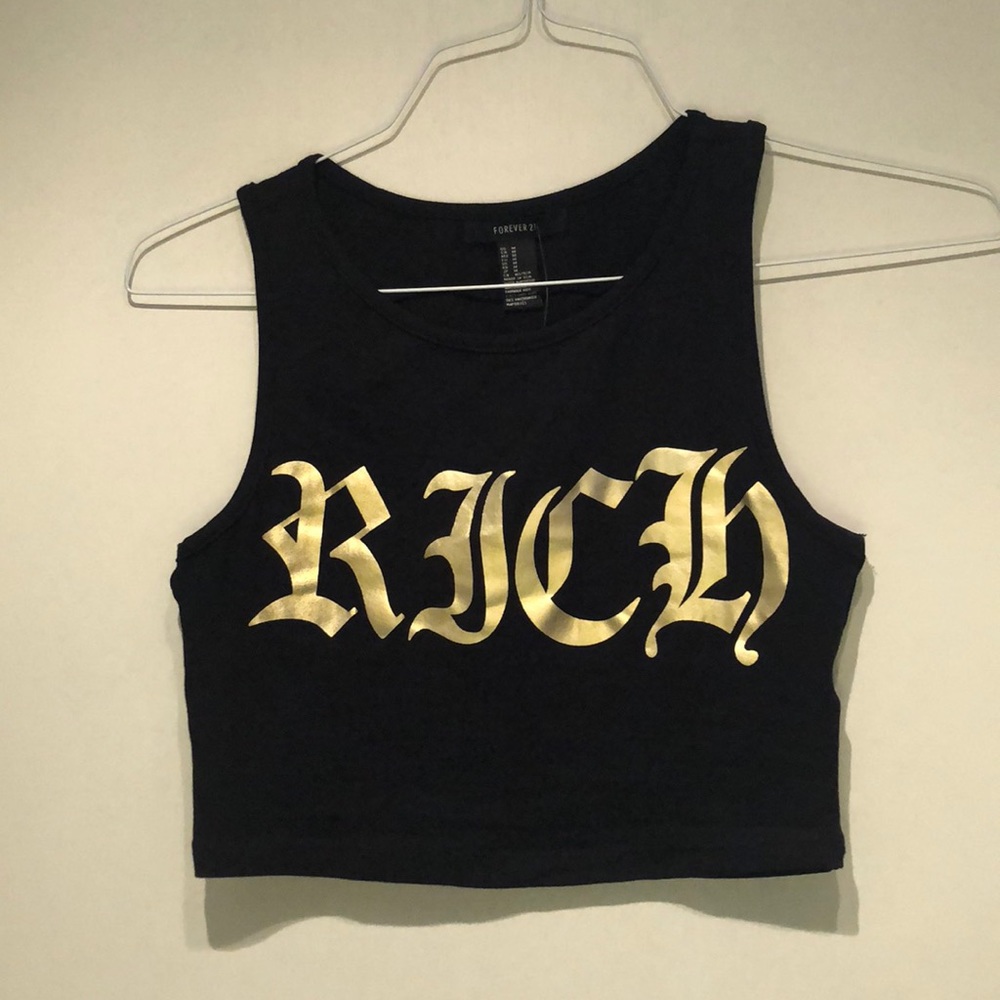 Forever 21 RICH crop top